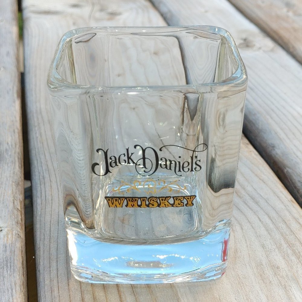 Jack Daniels Whiskey Glass Great Weight